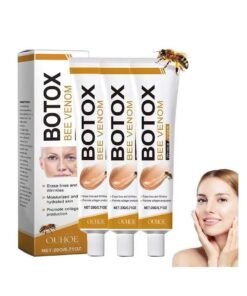 OUHOE 3Pcs Botox Bee Venom Cream Wrinkle Removal & Firming,Moisturizing,Lifting & Recovery for All Skin Type,Anti-Aging Bee Venom Cream,Face Cream Moisturiser