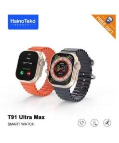 Haino Teko Ultra Max Smart Watch | Largest Screen, Compass Feature, Waterproof, Dual Straps | Ideal for Outdoor Adventures & Fitness | Free Gift Included | Compatible with iOS & Android