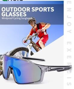 Alternative view of GROIC Photochromic Cycling Glasses for Men Women, Sports Sunglasses, Bike Glasses High Definition High Contrast Lenses for MTB, Riding, Running, Fishing, Baseball