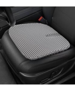 Arabest Gel Seat Cushion for Long Sitting With Black non-slip cloth cover, Breathable Car Seat Cushion, Back, Sciatica, Tailbone Pain Relief Cushion for Car, Desk Chair, Wheelchair,Office Chair