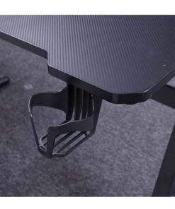 NKX Ergonomic Gaming and Computer Desk with LED Lights and USB port 100 CM - Image 4