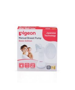 Pigeon Manual Breast Pump – Compact, Easy-to-Use & Portable – BPA-Free, Quiet & Comfortable Suction for Breastfeeding Moms – Basic Edition
