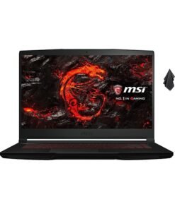 MSI MSGF63 Gaming Laptop With 15.6-Inch Display, Core i5-10300H Processor/16GB RAM/1TB SSD/4GB Nvidia GeForce GTX 1650 Graphics Card/Windows 10 English Black (Upgraded Version) english Black (Upgraded Version)