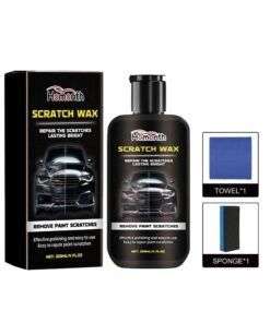 Homonth 1 Set Scratch Repair Wax for Car, Metal Surface Restoration, Low Odor, Citric Acid Formula, Home Cleaning Metal Polisher, Detailing Wax for Auto Body Scratches