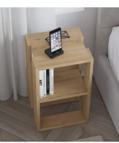 MODERN HOME End Table for Living Room & Bedroom – 30×30×55 cm Modern Side Table - Image 4