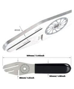 Luckam Bicycle Rotor Truing Fork with Multi Slots Bike Disk Brake Rotor Alignment Tool - Image 4