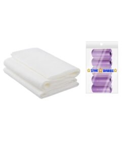 STAR BABiES Combo Pack Scented Bag Pack Of 5 With Dispsoable Towel Pack Of 3   Lavender