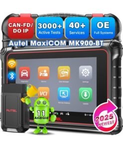 Autel Scanner MaxiCOM MK900BT: 2025 8in MK900-BT Bidirectional Scan Tool
