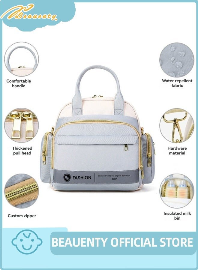 Beauenty Diaper Bags for Baby Boys Girls, Portable Mommy Bag for Newborn Maternity Mom Essentials Must Haves Organizer, Large Capacity Waterproof Travel Bags Accessories Stuff for Mom Dad