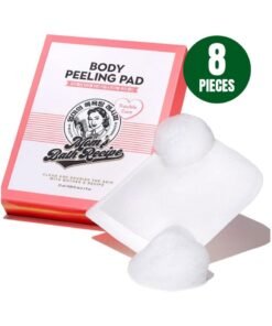 Moms Bath Recipe 8pcs Korean Body Peeling Pads Trouble Care – Exfoliating Gloves with BHA & Cica – Bubble Body Wash & Scrub Mitts for Body Acne, Dead Skin & Smooth Skin