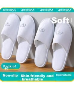 Forty thousand kilometers 40,000 Km Hotel Disposable Slippers For Guests, Thickened Home Travel Portable Indoor Guesthouse Slippers Sw5509