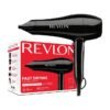 Revlon Quick Dry Hair Dryer, 2000 Watts. 3 heat & 2 speed settings. Cool shot. Black 28 x 29 x 29cm
