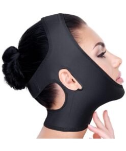 VIUAUAX Neck and Chin Compression Garment Wrap, Post Surgical Chin Strap Bandage for Women, Face Slimmer, Jowl Tightening, Chin Lifting M