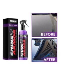 EELHOE Quick Coat - Fast car Ceramic Coating Spray, Plastic Parts refurbisher, Fast fine Scratch Repair, car Scratch Nano Repair Spray,High Protection Crystal Coating 100ml