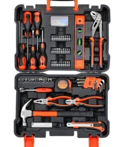 BLACK+DECKER 154 Pieces Hand Tool Kit for Home & Office Use BMT154C Orange/Black 39 x 28.5 x 8.5cm