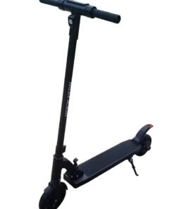 Rock Pow Electric Scooter, 300W Motor, 35 KM Range & 30KM/H, 8-inch Solid Rubber Tires Electric Scooter Adults, Foldable Commuting E Scooter with Cruise Control, Dual Braking System & Shock Absorption