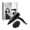 BaByliss Hair Dryer Turbo Smooth 2200 | Powerful Dryer With Adjustable Speed Settings | Multiple Heat Settings For Customized Styling | Ionic Technology Reduces Frizz And Enhances Shine | D572DSDE Black