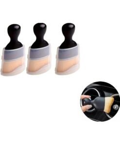 3Pcs Car Interior Cleaning Tool Brush with Cover Car Detailing Brushes Auto Interior Soft Hair Removal Brush Car Brush Car Cleaning Brush