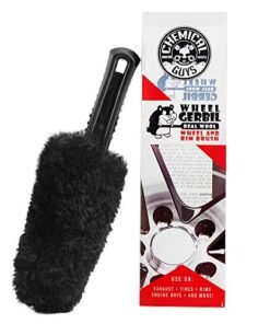Chemical Guys Gerbil Wheel and Rim Brush Safe for Exhaust Tires Rims Engine Bays  More