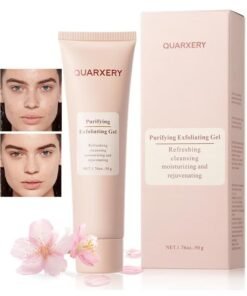 QUARXERY Purifying Exfoliating Gel: Facial Exfoliator Cleanser - Face Wash for All Skin Types