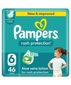 Pampers Rash Protection Size 6 Taped Diapers 13+ Kg Giant Pack 46 Count