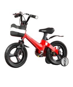 Sharpdo 18 Inch Kids Bike Magnesium Alloy Kids' Bike Children's Bicycle For 7-9 Years Old Girls And Boys With Training Wheels Sensitive Brakes Wear-Resistant Tires Safe and Stable