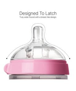 comotomo Natural Feel Baby Bottle 150ml - Pink - Image 3