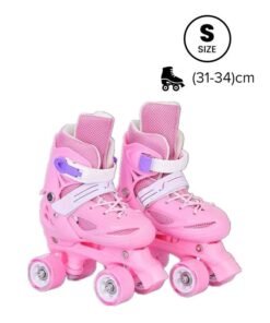 Kids Unisex Four Wheel Roller Skating Shoes S (31-34)cm S (31-34)cm