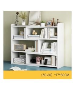 keke Adjustable Desktop Bookshelf with 90 Degree Rotation Multi Color Desk Storage Organizer for Home Office and Dormitory