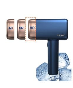 MLAY Updated T14 Hair Removal Device With Three Lenses, One For Body Hair, One For Removing Wrinkles And Tightening The Skin, And One For Removing Acne Dark Blue