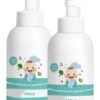 Splendors 500ml*2 Baby Bottle Cleanser Toy Cleanser Instant Foaming Soap Baby Feeding Bottle Cleanser Hypoallergenic Soap Baby-safe Easy-to-clean