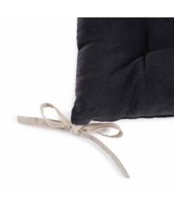 Pan Home Aleric Chair Pad 40X40cm - Charcoal - Image 3