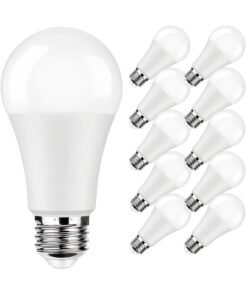 HUAQIANG E27 Screw Bulbs, Cool White 6500K, Super Bright E27 LED Bulbs, Energy Saving Edison Light bulb, Non-dimmable, Pack of 10