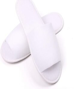 Open Terry Bathroom Hotel and Spa Slippers for Men and Women