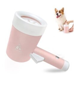 KASTWAVE Dog Paw Cleaner, Portable Paw Washing Cup for Dogs and Cats 360° Rotating Automatic Foot Wash for Cats and Dogs Puppy Foot Cleaner Cup for Dogs Pet Gift for Dog Owners