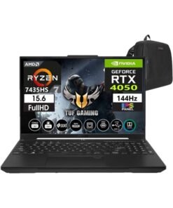 ASUS (Upgraded Version) TUF A15 Laptop With 15.6-Inch Full HD Display, Ryzen 7 Processor/16GB RAM/512GB SSD/NVIDIA GeForce RTX 4050 Graphics/Windows 11 Home English Black