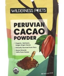 Wilderness Poets Organic Peruvian Cacao Powder 6 oz (170 g)