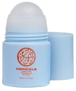 TOPICALS High Roller Ingrown Hair Serum | Roll-on Tonic to Soothe and Calm Irritated Skin on Face, Armpits and Bikini Areas | Contains Salicylic and Glycolic Acid | Vegan and Cruelty-Free (1.7 Fl Oz)