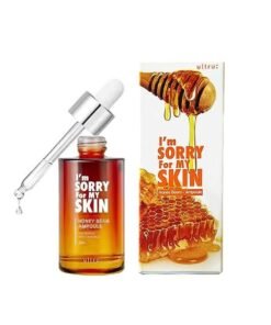 I'm Sorry for My Skin Facial Skin Ampoule, Korean Skin Care Serum for Face with Propolis, Adenosine and Niacinamide, Anti-Wrinkle & Nourishing Effect (Honey Beam Ampoule), 30ml