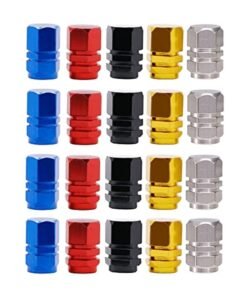 Aluminium Valve Caps With Seal For Stable Tyre Pressure