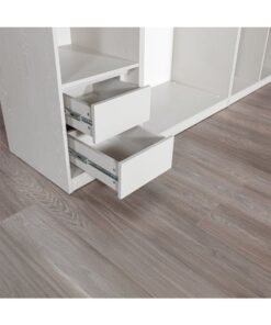 Infinity Set Of 2 Drawers Internal Module For 1 Door Wardrobe | Drawers Only For Wardrobe | Modern Design Storage For Bedroom L46.2xW48xH42.2cm - L.Taupe