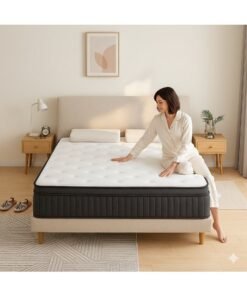 Harmony Home Box Top Medical Mattress 180×190 cm | Orthopedic Medium-Firm | 20 cm Thickness | Breathable Cool Knit | Hypoallergenic | Made in UAE - Image 3