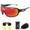 POC 4 Lens Cycling Sunglasses Outdoor Eyewear Men Women Cycling Glasses