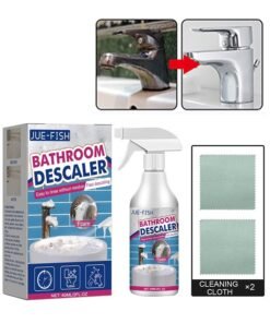 JUE-FISH Bathroom Descaler Foam Spray, Stubborn Stains Cleaner, Stubborn Stains Cleaner, All Purpose Bubble For Toilet, Kitchen, Car, Carpet And Kinds Of Floors, 60ML
