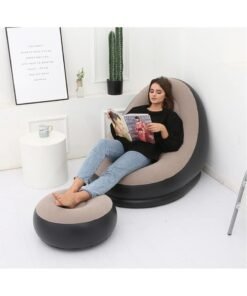 FEND Inflatable Lounger Air Sofa for Indoor Living Room Bedroom, Outdoor Travel Camping Picnic