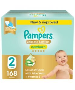 Pampers Premium Care Taped Diapers Size 2 Mega Box 168 Count