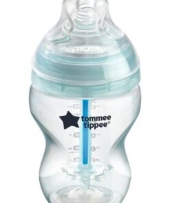 tommee tippee Pack Of 1 Advanced Closer To Nature Anti-Colic Feeding Bottle, 260 ml 0 Months+ Clear