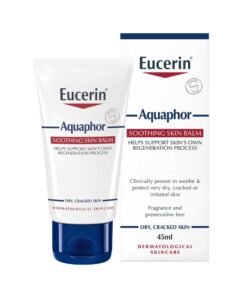 Eucerin Aquaphor Soothing Body Skin Balm With Glycerin And Panthenol, Daily Moisture Fragrance-Free White 45ml