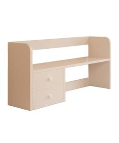 keke Desktopshelf for Multipurpose Use Floor Standing Storage Cabinet Multi Layers and Drawers Bookcase Storage Organizer Display 60cm White Color