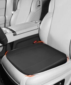 Motim Upgraded Car Seat Cushion Pad, Ergonomically Seat Memory Foam Seat Cushion, Leather Covered Breathable Car Seat Cushion, Improves Vision Posture, Support Sciatica, Lower Back Pain Relief